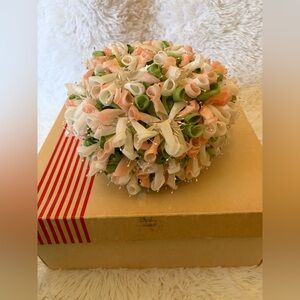 VTG  50s Floral Ribbon Hat w/  Broadway Store Box & Receipt – Bouquet Flower Hat